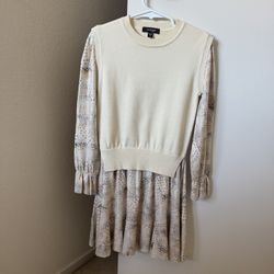 Imoga Trina Abstract Long Sleeve Dress, size 5