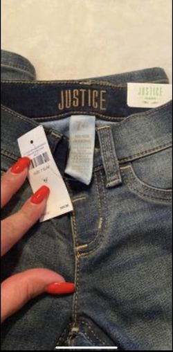 NWT JUSTICE SLIM SZ 7 