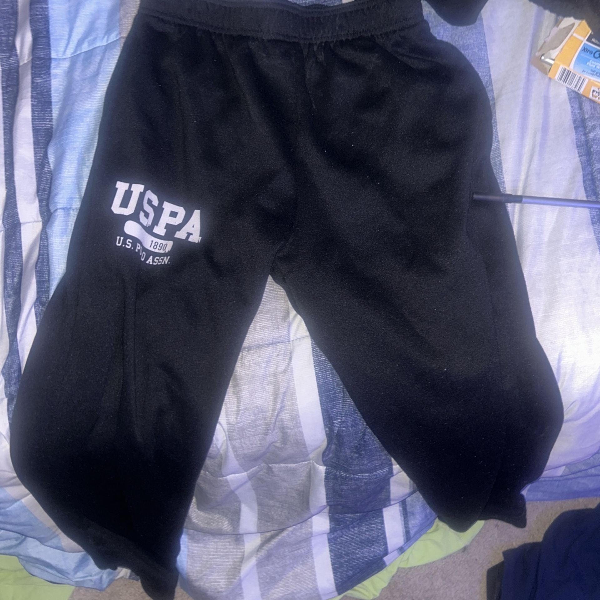 Uspa Black Joggers