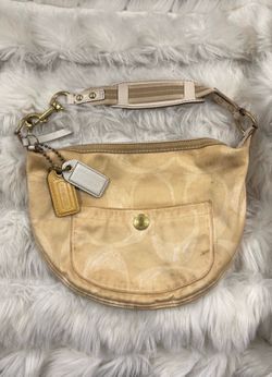 Coach Y2K Hampton scribble signature hobo shoulder bag. See pictures