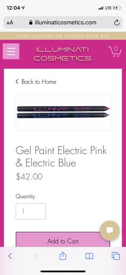 Illuminati Gel Paint Electric Pink & Blue