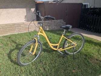 Yellow beach cruiser!