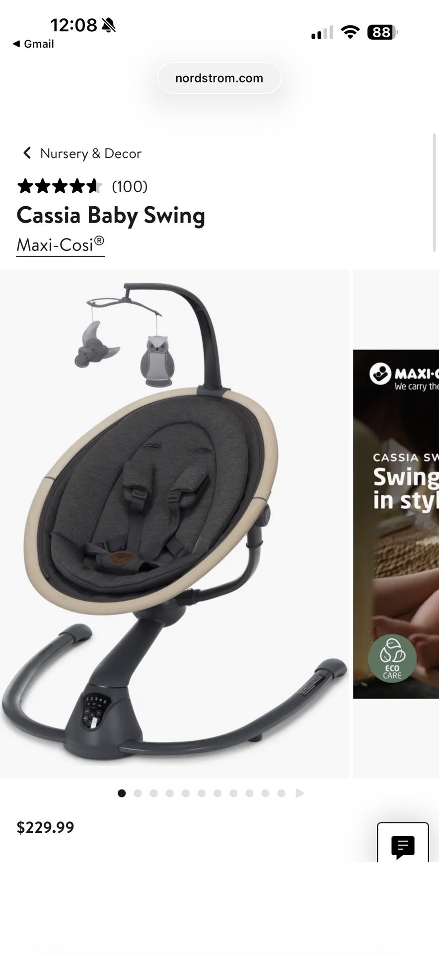 Maxi Cosi Baby Swing