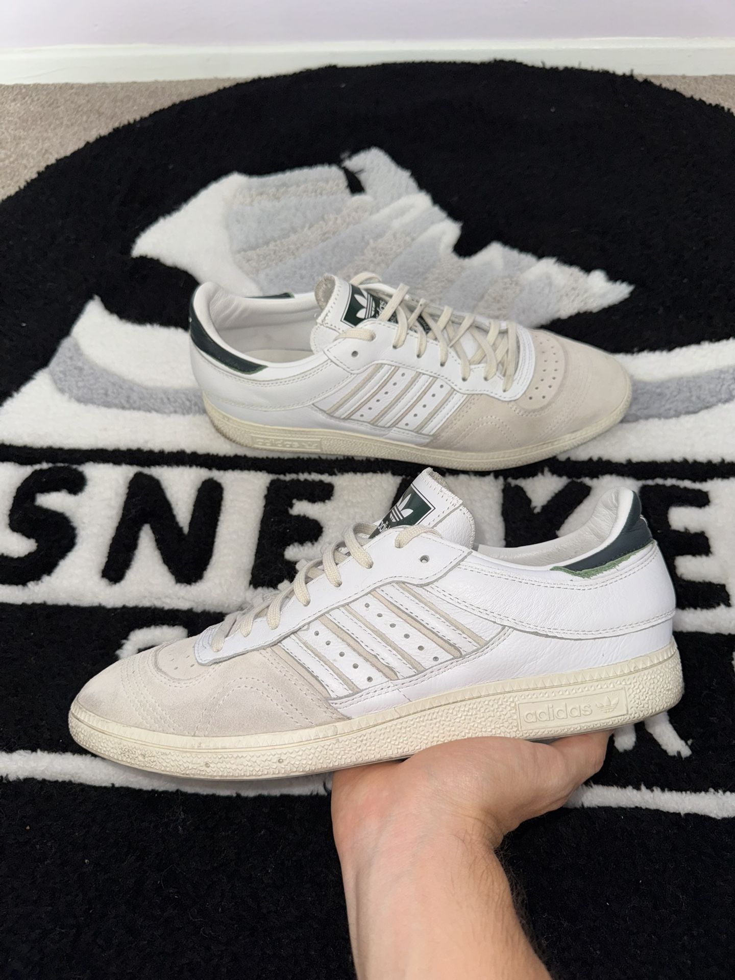 Adidas Kith x Handball Top Classics Program - White Green (Size 10.5)