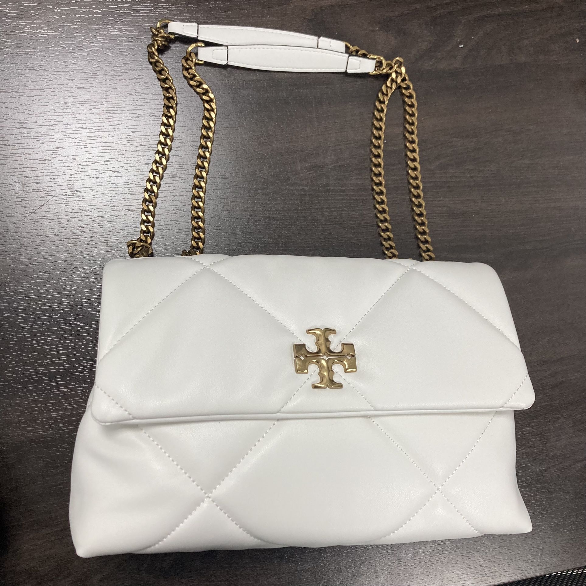 Tory Burch White Chain Bag