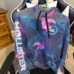 Tropical Hollister hoodie - Size Small