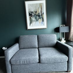 Dark Navy Pull Out Couch- Like New - $400 OBO
