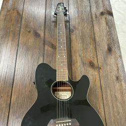Ibanez Talman Acoustic Electric  Guitar. Black