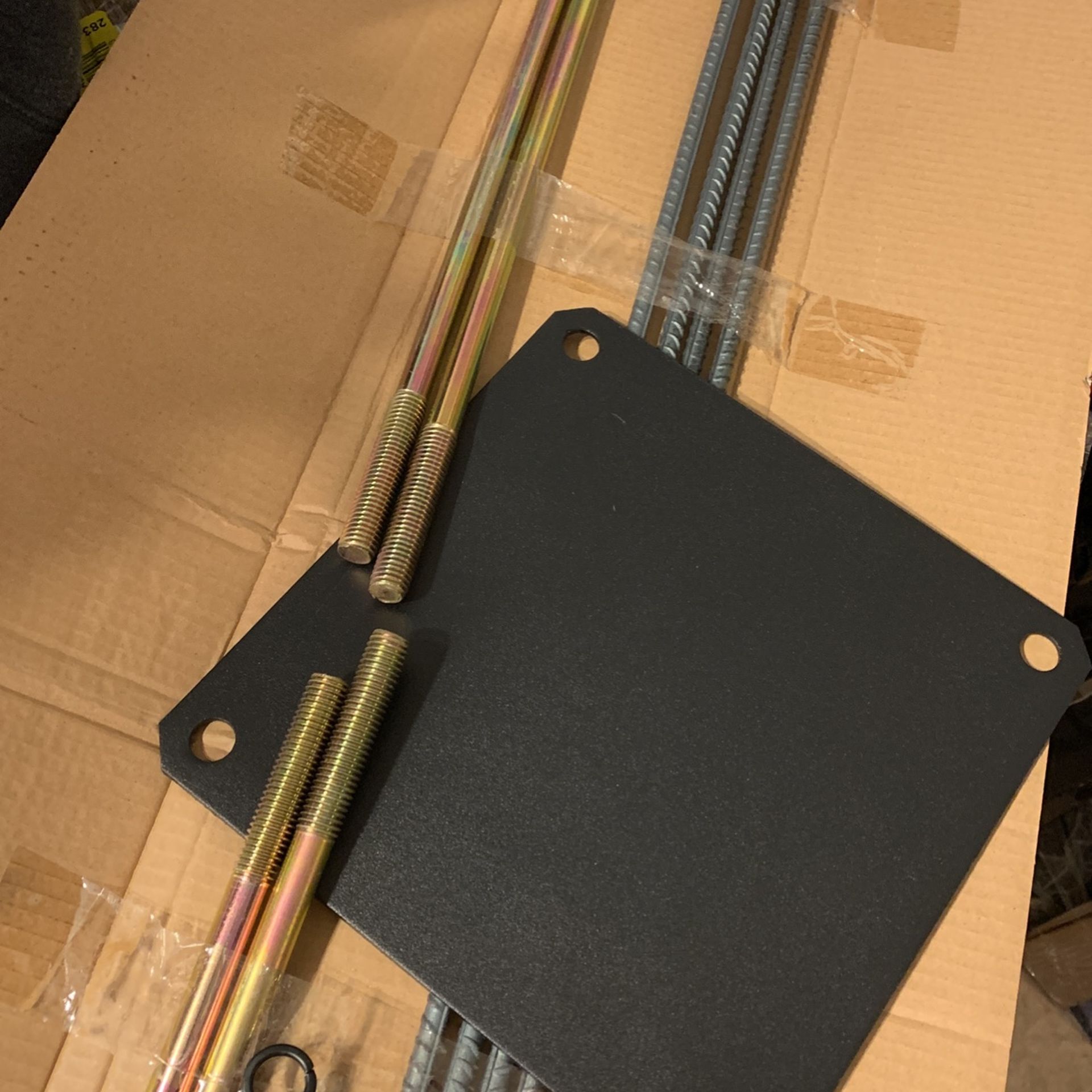 basketball and hoop post anchor kit 9”