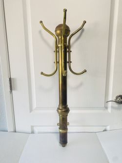 Antique Brass wall Coat Rack 