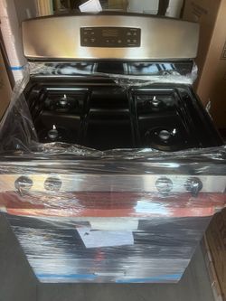 Brand new GE gas range stainless steel