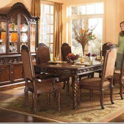 Discontinued Ashley North Shore Dining Set and Buffet
