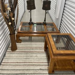 Living Room Set /bundle Tables /rug /lamps 