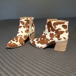 Cow Print Heels 