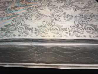 King and queen double pillow top double sided brand new. Mattress and box springs. I can also deliver
