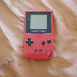 Game Boy Nintendo Red N Black