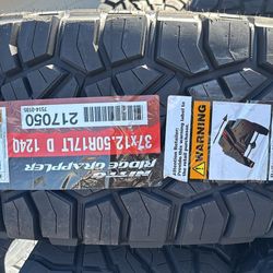 37x12.50R17.  NITTO RIDGE GRAPLER    