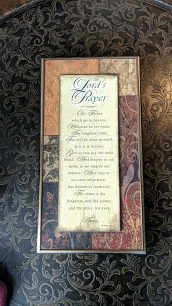 Lord's Prayer Frame