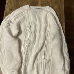 White Francesca’s sweater