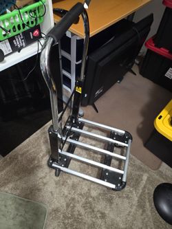 Expandable dolly cart trolley