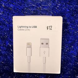 2m iPhone USB charging cable available with travel car adapter or wall adapter or cable by itself fast charging fast charger cables also availabl Bz7