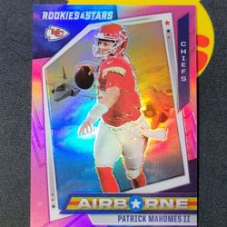 Patrick Mahomes Star Studded /99 & Airborne /75