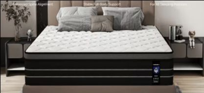 Full size hybrid mattress 14" , brand new in box