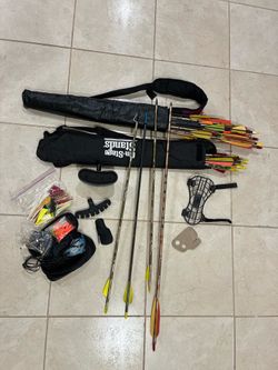 Archery Package – 42 Arrows, 11 Broadheads, Quivers & Gear