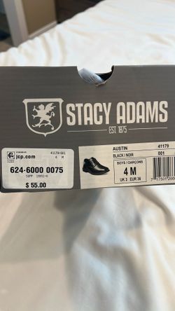 Black boys dressy shoes size 4