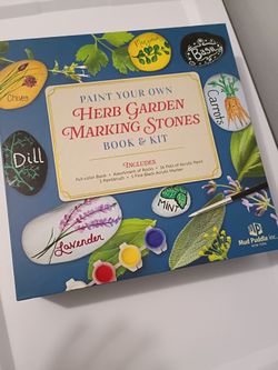 Herb Garden Stones Marking Kit