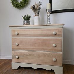 Coastal/Country Cottage Wide Dresser