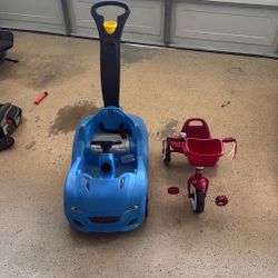 Toddlers Trike And Ride On Car