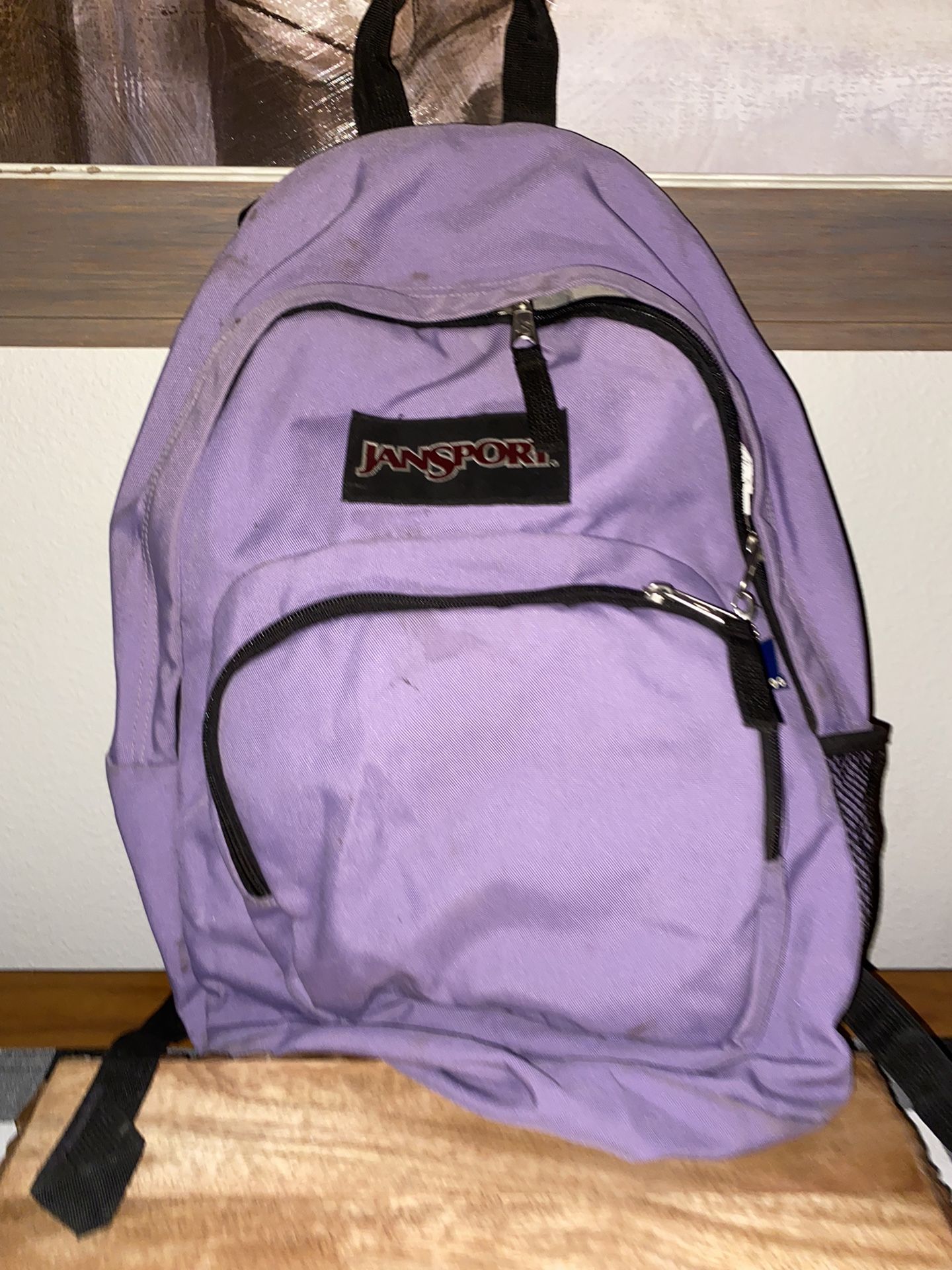 JanSport Lavender Backpack Like New