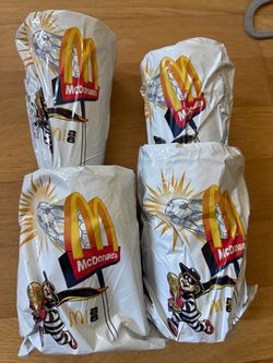 World cup mcdonalds mystery cups set of 4