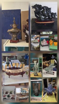 Vintage Asian sculptures