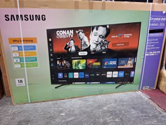 Samsung 85" Crystal UHD DU8000C Smart TV. Brand new sealed.