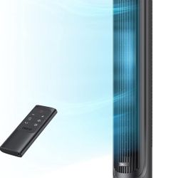 Tower Fans, 4 Modes 5 Speeds Max 26ft/s, 12H Timer, LED Display with Touch, Remote Control