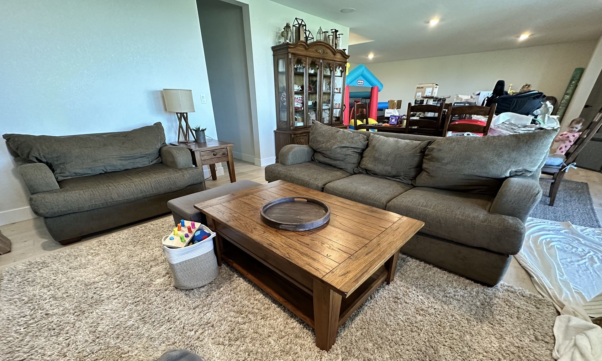 RH Brand Two-Piece Couch Sofa Set