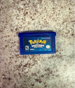 Authentic Nintendo Gameboy Sapphire Gameu