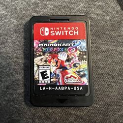 Mariokart 8 Deluxe Video Game Cartridge Nintendo Switch