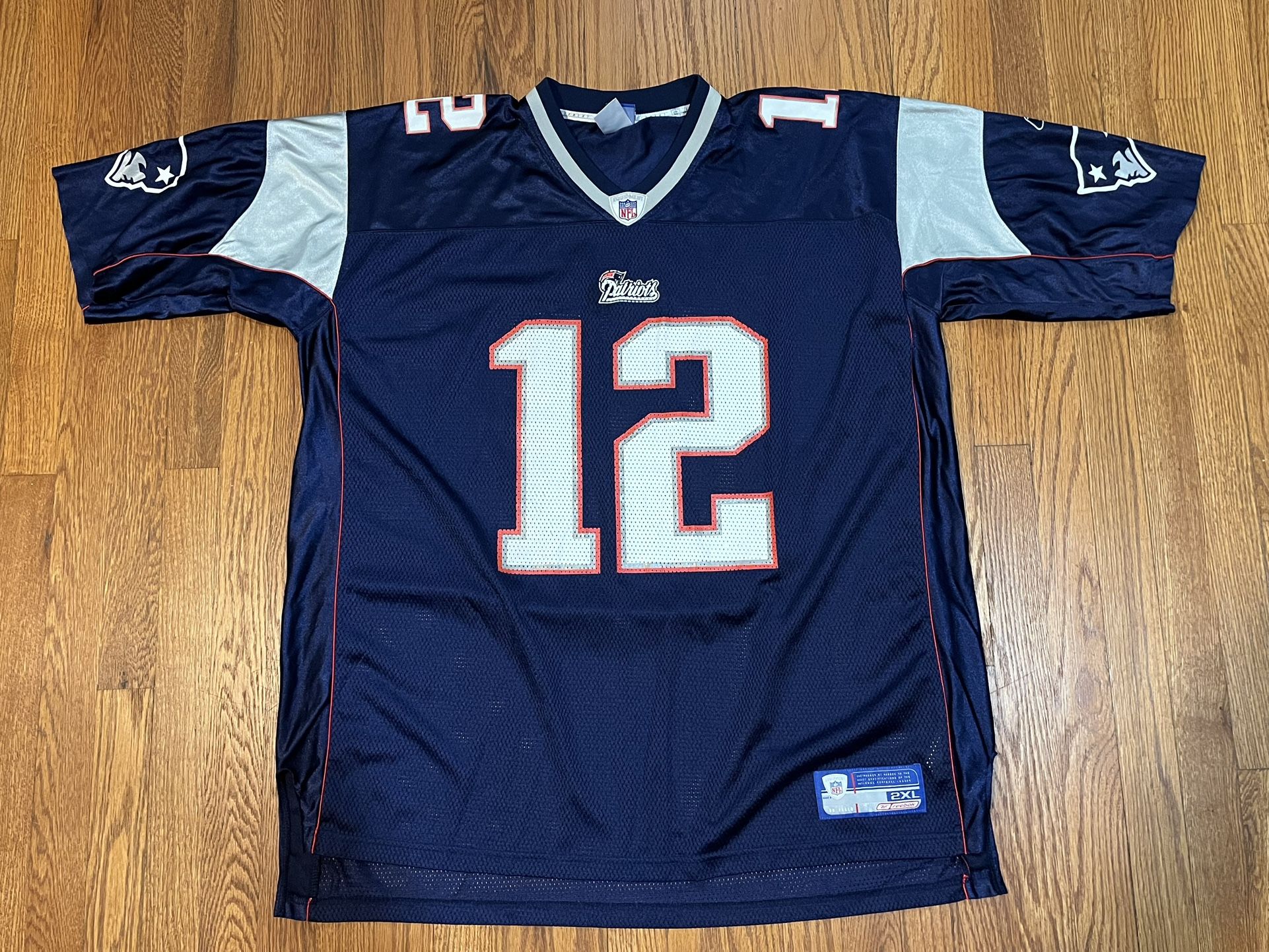 Tom Brady New England Patriots Football Jersey XXL Reebok Authentic