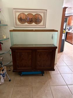 55 gallon aquarium with stand