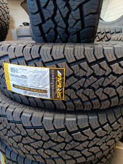New set of tires aplus all terrain 275 70 18 lt
