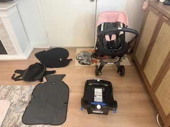 Doona+ Exp 2030 Car seat/ Stroller + Base and accessories  x Doona