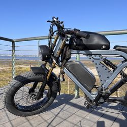 ✅ NEW - 1500W/3000W Peak Motor /48V Dual Battery, 41ah Battery, Electric E Bike, 40mph Top Speed, 5’4-6’5(Rider)