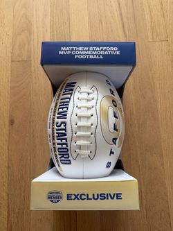 STM Matthew Stafford MVP Ball