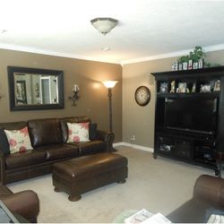 Italian Premium Leather Sofa Like New 