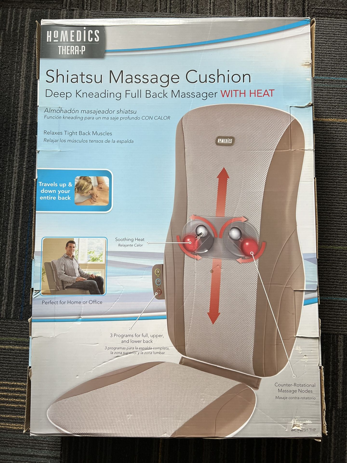 Shiatsu Massage Cushion – Heat Mode | Excellent Condition