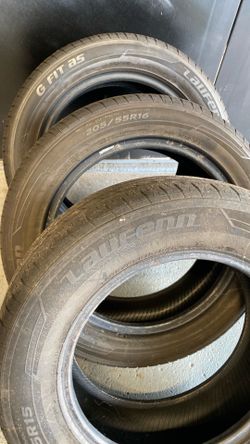2 tires 205/55R16  and 1 205/65R15