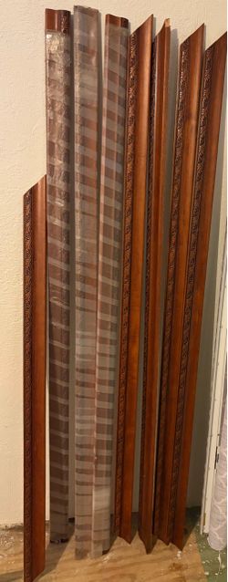 Carved Wood Decorative Molding Trim Pieces